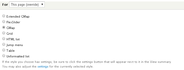 Drupal Views Gmap display