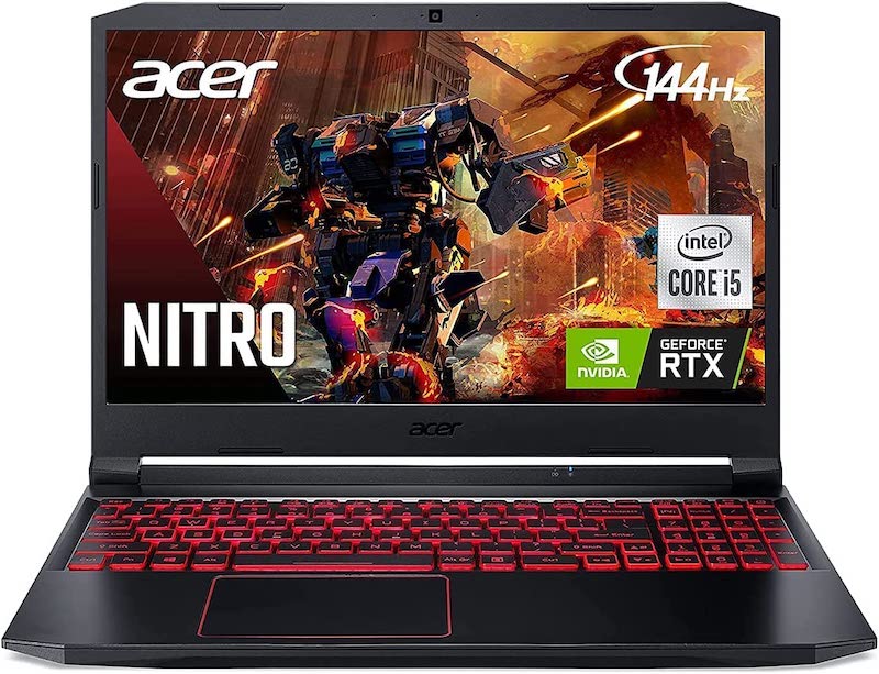 Acer Nitro 5 Gaming Laptop 15.6" FHD 144Hz, Intel Core i5-10300H(up to 4.5GHz), GeForce RTX 3050, 16GB RAM 1TB PCIe SSD, WiFi6 Backlit Keyboard w/ 3in1 Accessories