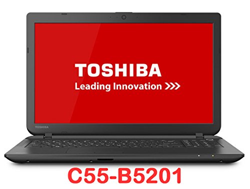 Toshiba Satellite C55-B5201 15.6" Laptop / Intel Celeron Processor N2830 / 4GB RAM / 500GB Hard Drive / DVD±RW/CD-RW drive / Windows 8.1 /Jet Black