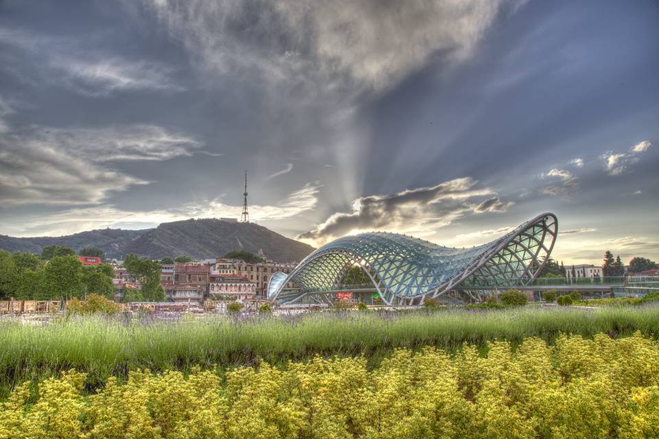 The Bridge of Peace in Tbilisi