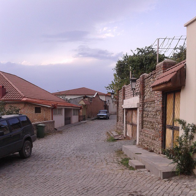 Renovated streets of Sighnaghi