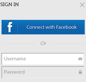 Facebook Connect on Popup form