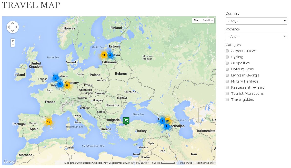 My Travel Map