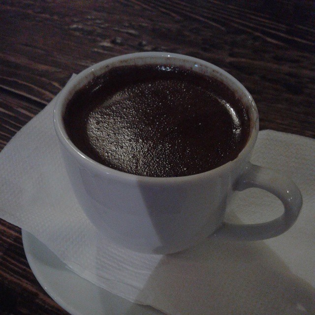 A cup of Turkish Coffee at Restaurant 11 Katkha