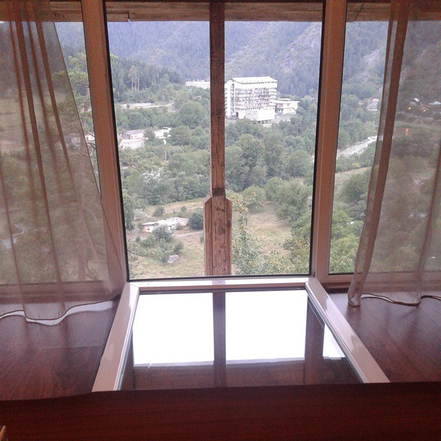 View From Villa Likani Duplex to Borjomi city