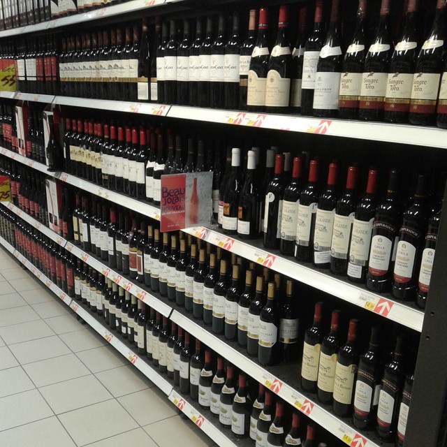 Plenty of Wine at Tbilisi Mall (Carrefour)