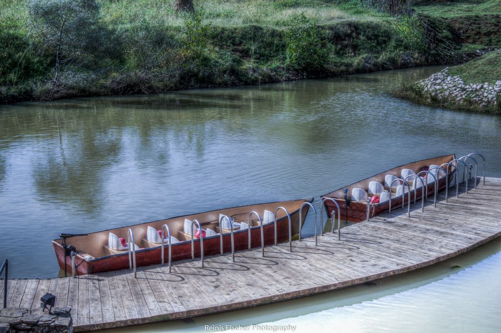 Boat dock at Prometheus cave