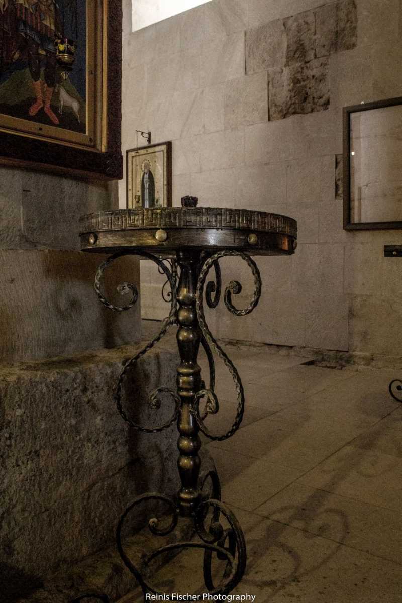 Candlestick inside Bagrati Cathedral 