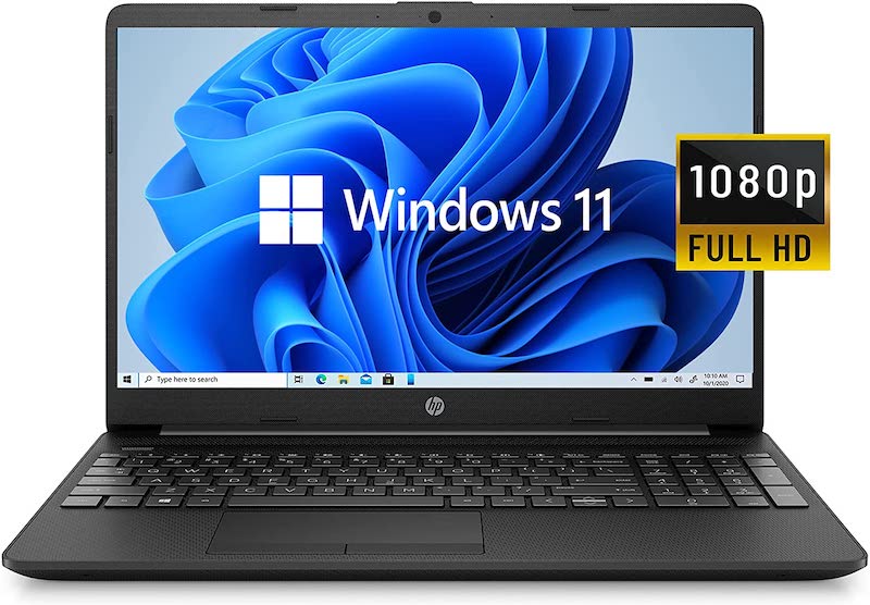2021 Newest HP Notebook 15 Laptop, 15.6" Full HD Screen,Intel Celeron N4020 Processor, 8GB DDR4 Memory, 128GB SSD, Online Meeting Ready, Webcam, Type-C, RJ-45, HDMI, Windows 11 Home, Black