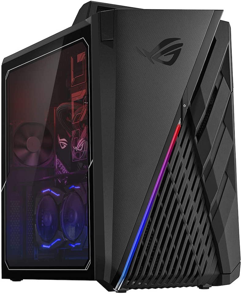 ASUS ROG Strix G35CZ Gaming Desktop PC, GeForce RTX 3090, Factory Overclocked Intel Core i9-10900KF, 32GB DDR4 RAM, 1TB PCIe SSD + 2TB HDD, Dual Hot-Swap SSD Bays, Windows 10 Professional, G35CZ-XB998