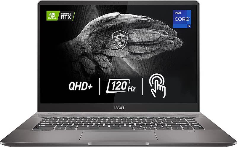 MSI Creator Z16 Professional Laptop: 16" QHD+ 16:10 120Hz Touch Display, Intel Core i9-11900H, NVIDIA GeForce RTX 3060, 32GB RAM, 2TB NVME SSD, Thunderbolt 4, Win10 PRO, Lunar Gray (A11UET-043)