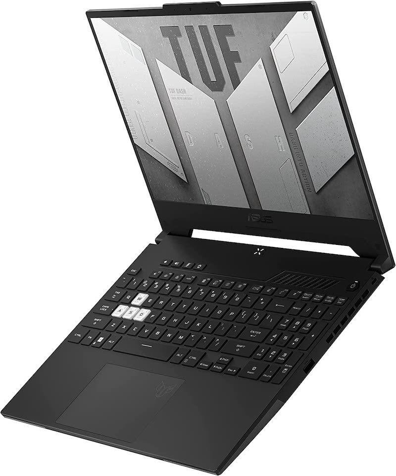 ASUS TUF Dash 15 (2022) Gaming Laptop, 15.6" 144Hz FHD Display, Intel Core i7-12650H, GeForce RTX 3060, 16GB DDR5, 512GB SSD, Thunderbolt 4, Thunderbolt 4, Windows 11 Home, Off Black, FX517ZM-AS73