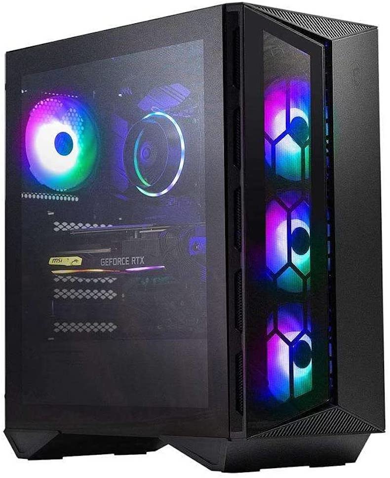 CUK Aegis R by_MSI Gaming Desktop (Liquid Cooled Intel Core i9-11900KF, 64GB DDR4 RAM, 1TB NVME SSD + 3TB HDD, NVIDIA GeForce RTX 3090 24GB, Windows 10 Home) Gamer PC Computer