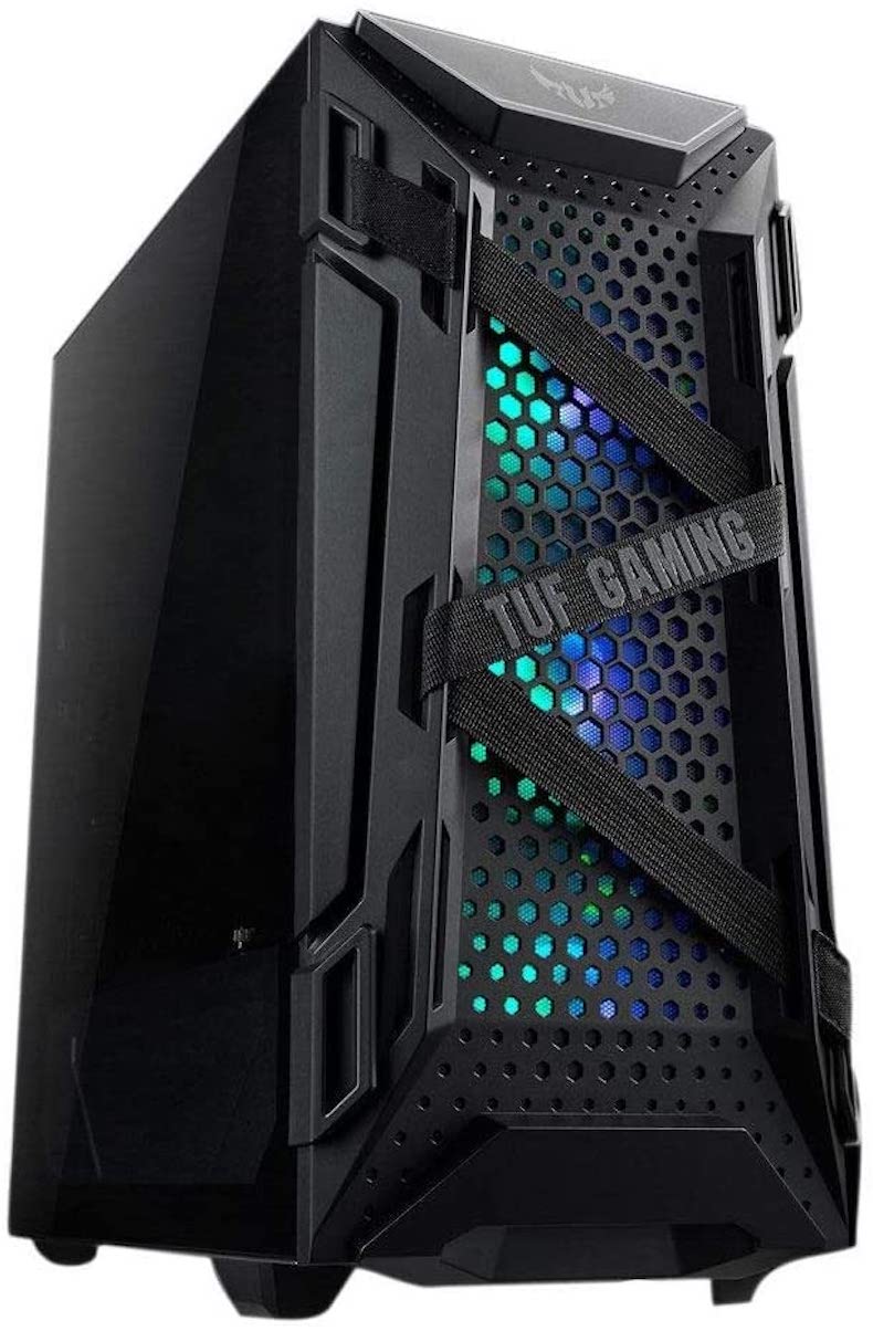 CUK ASUS TUF GT301 Gaming PC (Liquid Cooled Intel Core i9, 64GB RAM, 1TB NVMe SSD + 2TB HDD, NVIDIA GeForce RTX 3090 24GB, 750W PSU, AC WiFi, Windows 10 Home) Tower Gamer Desktop Computer