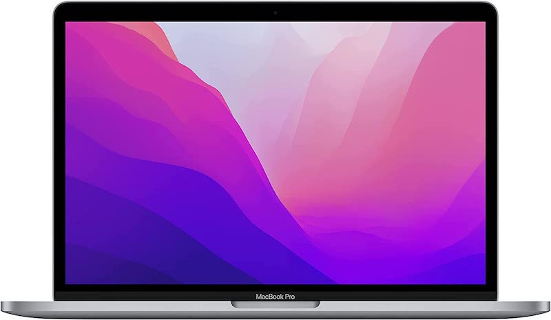 Apple 2022 MacBook Pro Laptop with M2 chip: 13-inch Retina Display, 8GB RAM, 256GB ​​​​​​​SSD ​​​​​​​Storage, Touch Bar, Backlit Keyboard, FaceTime HD Camera. Works with iPhone and iPad; Space Gray