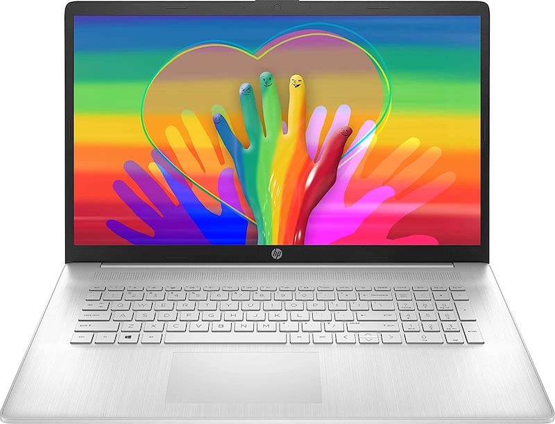 2022 HP 17.3" FHD Laptop, Intel 11th Generation 4-Core i5-1135G7 Up to 4.2Ghz, 16GB DDR4 RAM, 512GB PCIe SSD, Intel Iris Xe Graphics, 10hours Battery Life, Bluetooth, Windows 11S w/3in1 Accessories