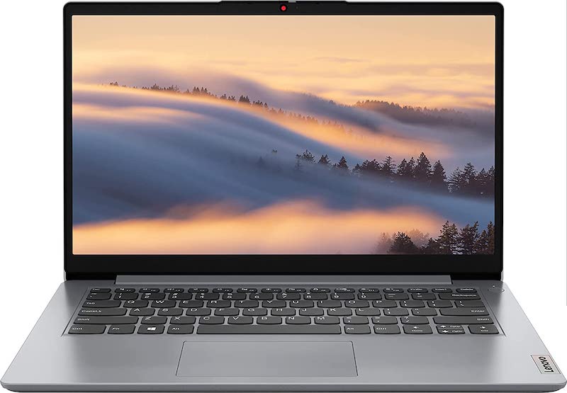 Lenovo Ideapad 1i Thin Light Laptop, 14.0" HD Display, Intel Celeron N4020(up to 2.80 GHz), 4GB RAM 192GB Storage(64GB eMMC+ 128GB Micro SD), WiFi 6, Webcam, 10Hr Battery, Windows 11 S, Cloud Grey