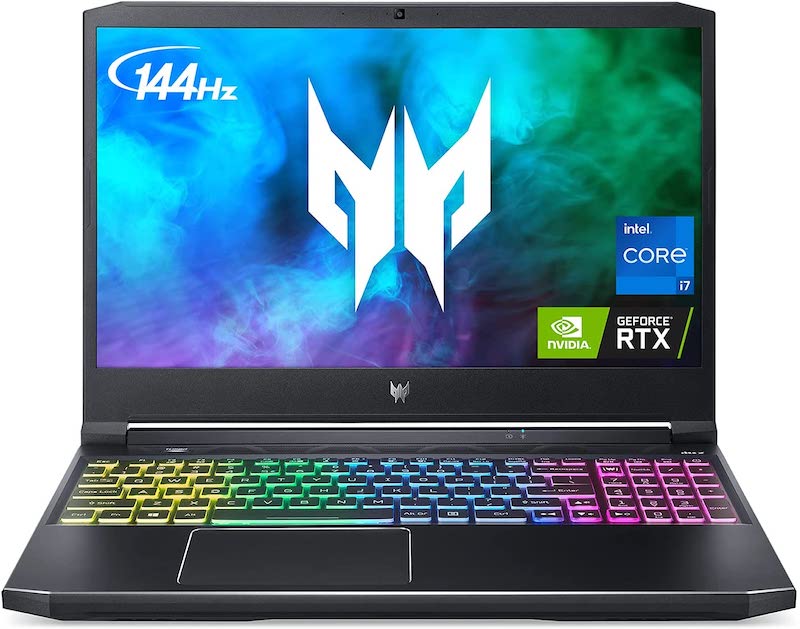 Acer Predator Helios 300 PH315-54-760S Gaming Laptop | Intel i7-11800H | NVIDIA GeForce RTX 3060 Laptop GPU | 15.6" Full HD 144Hz 3ms IPS Display | 16GB DDR4 | 512GB SSD | Killer WiFi 6 | RGB Keyboard