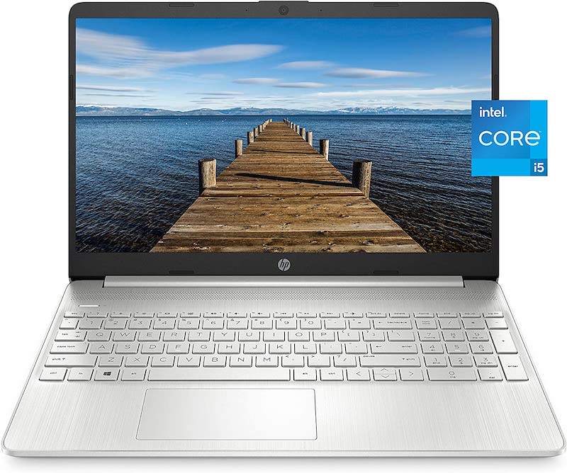 HP 15-inch Laptop, 11th Generation Intel Core i5-1135G7, Intel Iris Xe Graphics, 8 GB RAM, 256 GB SSD, Windows 11 Home (15-dy2024nr, Natural silver)