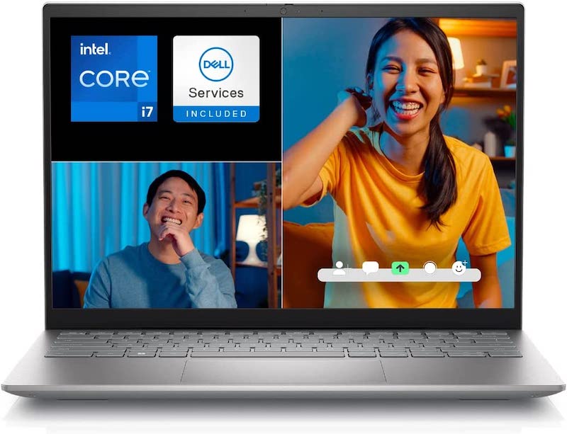 Dell Inspiron 14 5420 14 inch Student Laptop - 2.2K (2240 x 1400) Display, Core i7-1255U, 16GB DDR4 RAM, 512GB SSD, NVIDIA GeForce MX570, HDMI, USB-C, Bluetooth, Wi-Fi 6, Windows 11 Pro - Silver