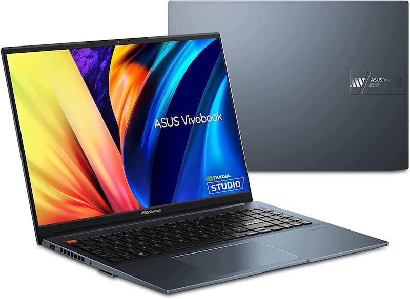 ASUS VivoBook Pro 16 Laptop, 16” 16:10 Display, Intel Core i7-12650H CPU, NVIDIA® GeForce RTX 3050 Ti GPU, 16GB RAM, 1TB SSD, Windows 11 Home, Quiet Blue, K6602ZE-DB76