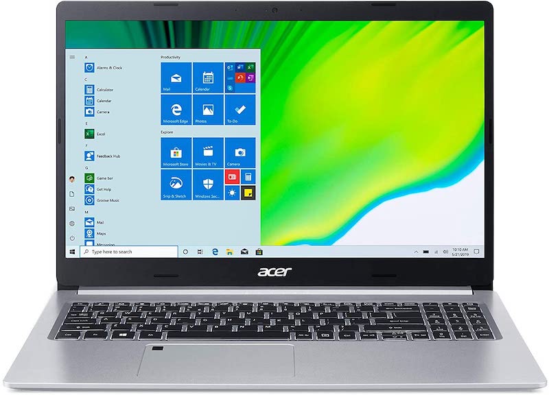 Acer Aspire 5 A515-46-R14K Slim Laptop | 15.6" Full HD IPS | AMD Ryzen 3 3350U Quad-Core Mobile Processor | 4GB DDR4 | 128GB NVMe SSD | WiFi 6 | Backlit KB | Amazon Alexa | Windows 10 Home (S mode)