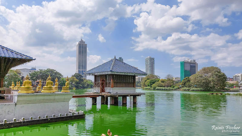 Seema Malaka Buddhist temple in Colombo