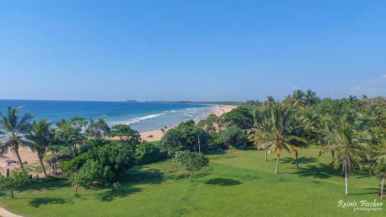 Indian Ocean next to the Taj Bentota Resort & Spa