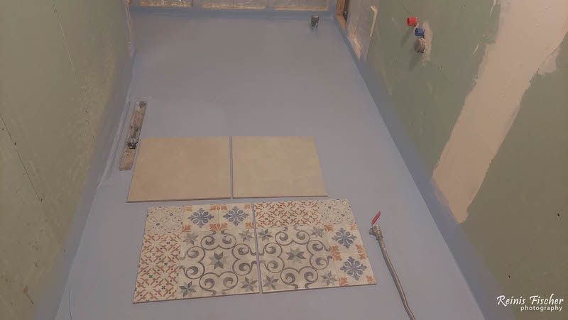 Preparing for tiling