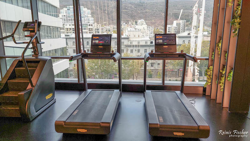 Treadmills at Axis Tower