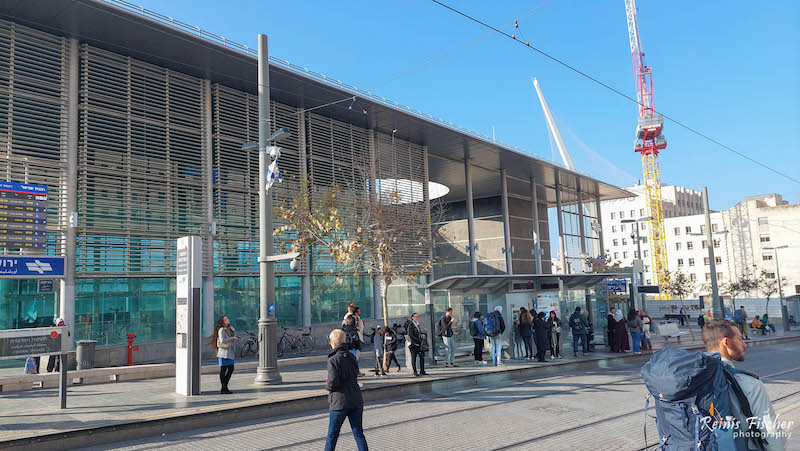 Yitzhak Navion train station in Jerusalem