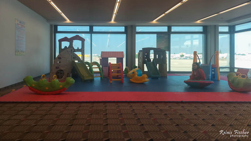 Kids attractions at Ben Gurion airport in Israel