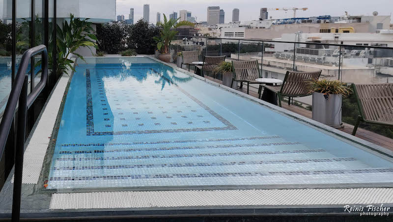 Rooftop pool