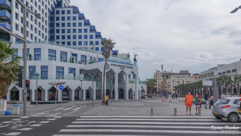 Boulevard near Tel Aviv's beach