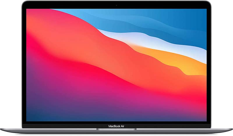 2020 Apple MacBook Air Laptop: Apple M1 Chip, 13” Retina Display, 8GB RAM, 256GB SSD Storage, Backlit Keyboard, FaceTime HD Camera, Touch ID. Works with iPhone/iPad; Space Gray