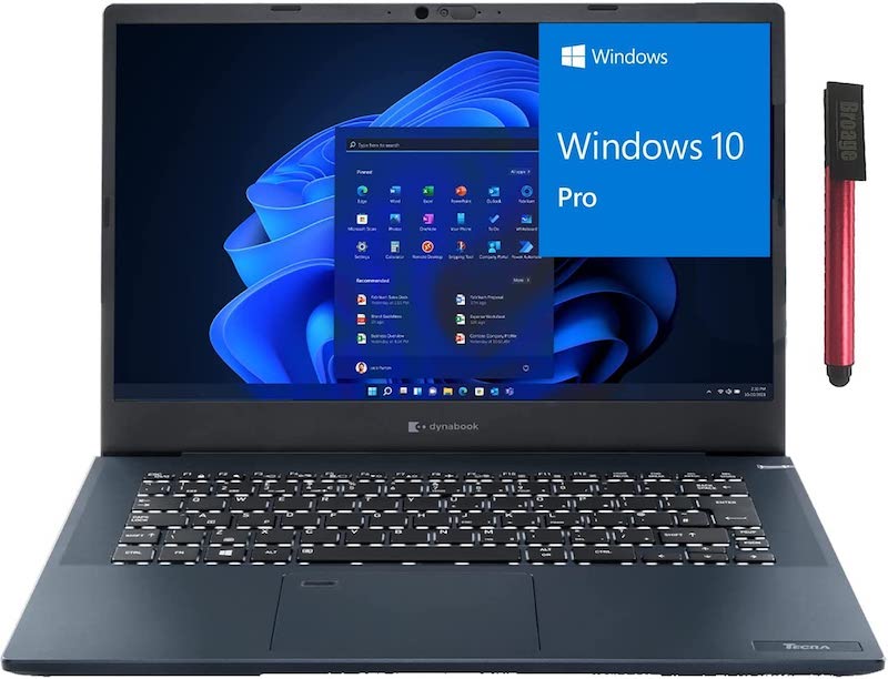 Toshiba 2023 Dynabook Tecra A40-K 14" FHD Business Laptop, 12th Gen Intel 12 Cores i7-1260P, 64GB DDR4 RAM, 2TB PCIe SSD, WiFi 6, BT 5.2, Backlit Keyboard, Windows 10 Pro, BROAG 64GB Flash Drive