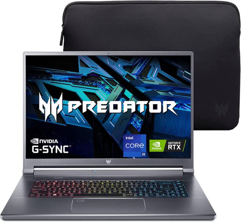 Acer Predator Triton 500 SE Gaming/Creator Laptop | 12th Gen Intel i9-12900H | GeForce RTX 3080 Ti | 16" WQXGA 240Hz G-SYNC Display | 32GB LPDDR5 | 1TB Gen 4x4 SSD | Killer Wi-Fi 6E | PT516-52s-99EL