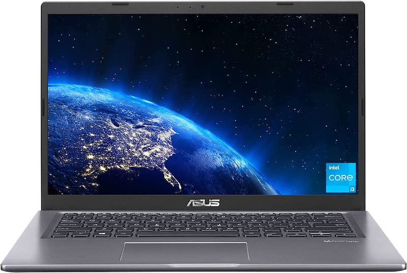 ASUS VivoBook 14 Laptop Computer, 14" IPS FHD Display, Intel Core i3-1115G4 Processor, 4GB DDR4, 128GB PCIe SSD, Fingerprint Reader, Windows 11 Home in S Mode, Slate Grey, F415EA-AS31