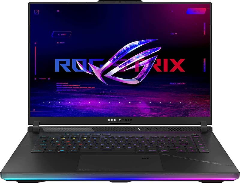 华硕 ROG Strix Scar 16 (2023) 游戏笔记本电脑，16 英寸 Nebula HDR QHD 240Hz/3ms，1100 尼特，Mini LED，GeForce RTX 4080，英特尔酷睿 i9-13980HX，32GB DDR5，1TB PCIe，Wi-Fi 6E，Windows 11 Pro , G634JZ-XS96