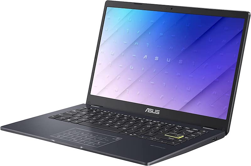 ASUS Laptop L410 Ultra Thin Laptop, 14” FHD Display, Intel Celeron N4020 Processor, 4GB RAM, 128GB Storage, NumberPad, Windows 10 Home in S Mode, 1 Year Microsoft 365, Star Black, L410MA-DB04