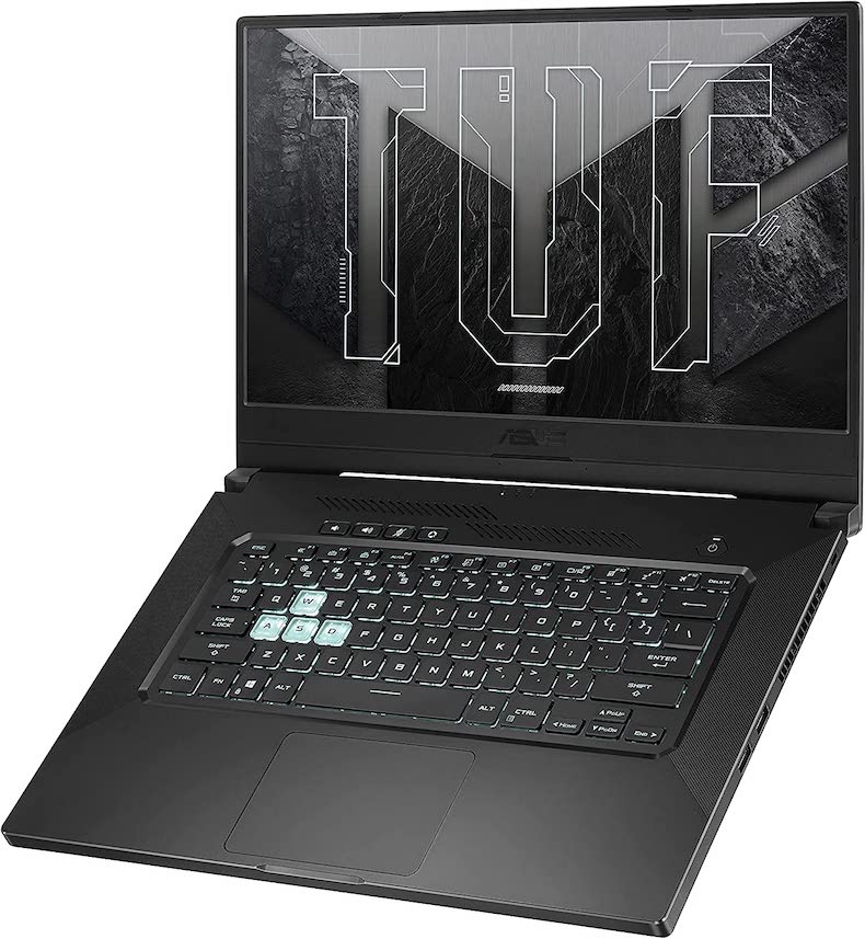 ASUS TUF Dash 15 Ultra Slim Gaming Laptop, 15.6" 144Hz IPS FHD, GeForce RTX 3050Ti, Intel Core i7-11370H, 24GB DDR4 RAM, 1TB PCIe NVMe SSD, Wi-Fi 6, Backlit Keyboard, Win 10, Eclipse Grey Color