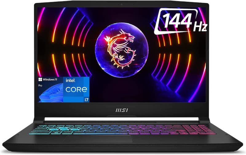 MSI Katana 15 游戏笔记本电脑，15.6 英寸 FHD IPS 144Hz，第 12 代英特尔 10 核 i7-12650H（高达 4.7Ghz），GeForce RTX 4070，32GB DDR5，2TB PCIe SSD，Wi-Fi 6，4 区 RGB 键盘，类型- C、HDMI、Win 11 专业版