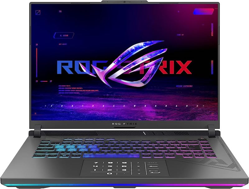 ASUS ROG Strix G16 (2023) Gaming Laptop, 16” Nebula Display 16:10 QHD 240Hz, GeForce RTX 4050, Intel Core i9-13980HX, 16GB DDR5, 1TB PCIe SSD, Wi-Fi 6E, Windows 11, G614JU-ES94,Eclipse Gray