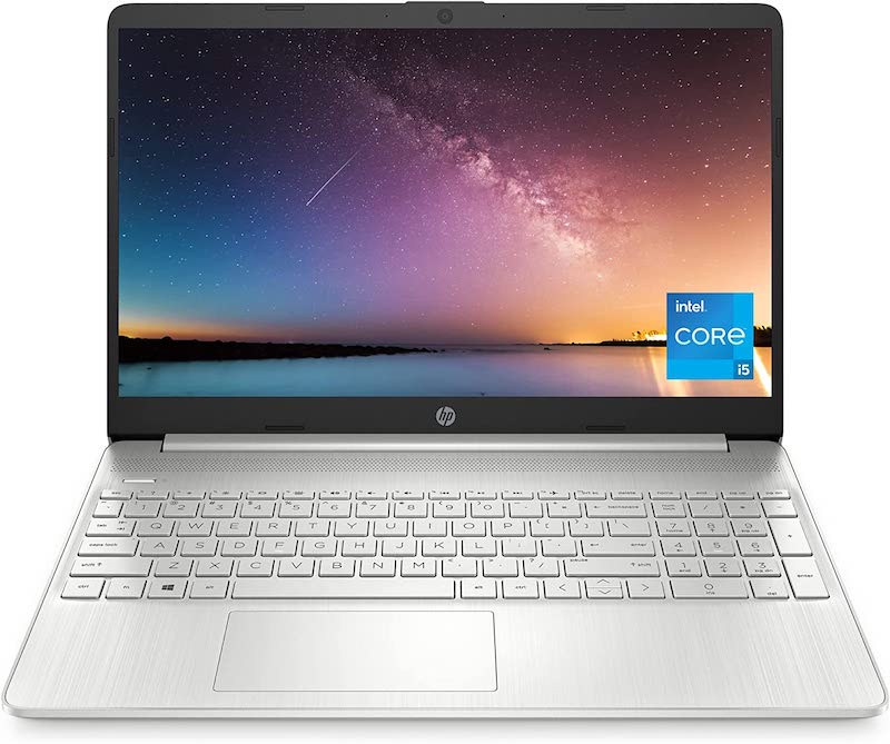 HP 15-inch Laptop, 11th Generation Intel Core i5-1135G7, Intel Iris Xe Graphics, 8 GB RAM, 256 GB SSD, Windows 11 Home (15-dy2024nr, Natural silver)