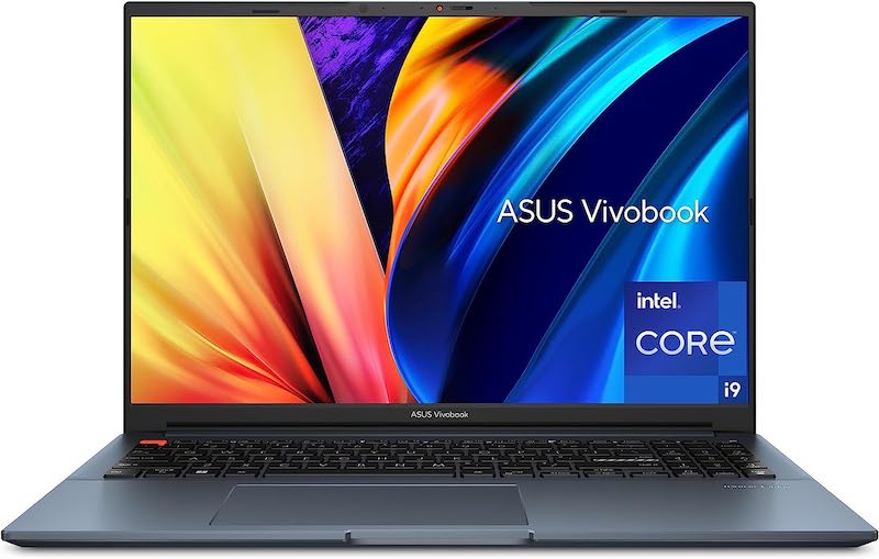 ASUS VivoBook Pro 16 Laptop, 16” Display, Intel Core i9-13900H CPU, NVIDIA® GeForce® RTX™ 4060 GPU, 16GB RAM, 1TB SSD, Windows 11 Home, Quiet Blue, K6602VV-AS96