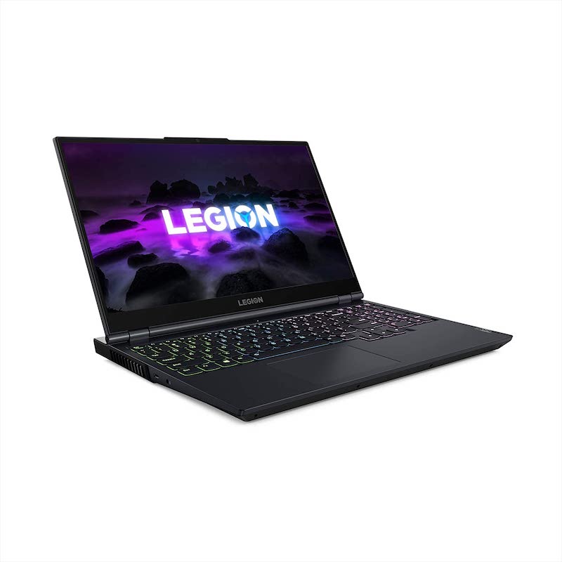 Lenovo Legion 5 15 Gaming Laptop, 15.6" FHD (1920 x 1080) Display, AMD Ryzen 7 5800H Processor, 16GB DDR4 RAM, 512GB NVMe SSD, NVIDIA GeForce RTX 3050Ti, Windows 10H, 82JW0012US, Phantom Blue