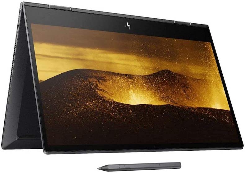 HP Envy x360 2-in-1 Flip Laptop, 15.6" Full HD Touchscreen, AMD Ryzen 5 5500U 6-Core Processor, 16GB RAM, 512GB SSD, Backlit Keyboard, HDMI, Webcam, Wi-Fi 6, Windows 11 Home, HP Stylus Pen Included