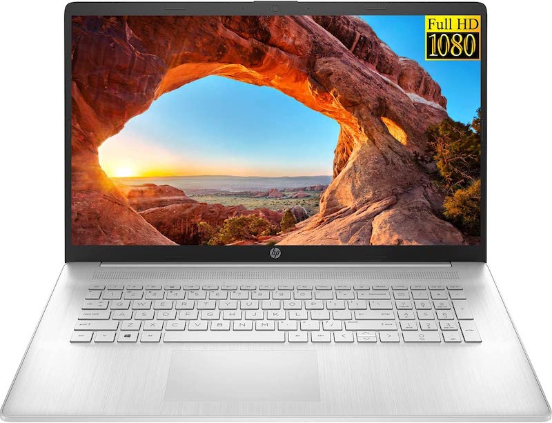 2022 Newest HP 17 Laptop, 17.3" FHD IPS Display, Intel Core i5-1135G7 Quad-Core Processor, Intel Iris Xe Graphics, 16GB RAM, 1TB PCIe SSD, HDMI, Windows 11 + Microfiber Cloth