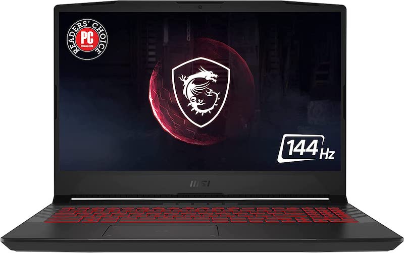 MSI GL66 Gaming Laptop: 15.6" 144Hz FHD 1080p Display, Intel Core i7-11800H, NVIDIA GeForce RTX 3070, 16GB, 512GB SSD, Win10, Black (11UGK-001)