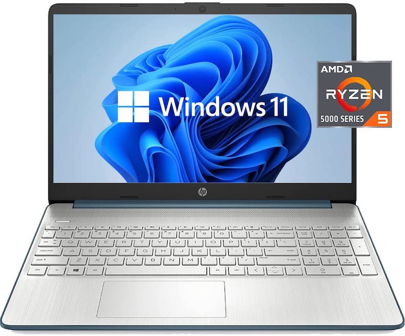 HP Pavilion 15.6" FHD Laptop (2022 Latest Model), AMD Ryzen 5 5500U (Beats i7-11370H), 16GB RAM, 512GB PCIe NVMe M.2 SSD, Thin & Portable, Micro-Edge & Anti-Glare Screen, Long Battery Life, Windows 11